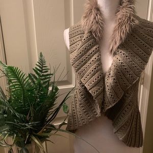 Dolled Up  Beige Sweater